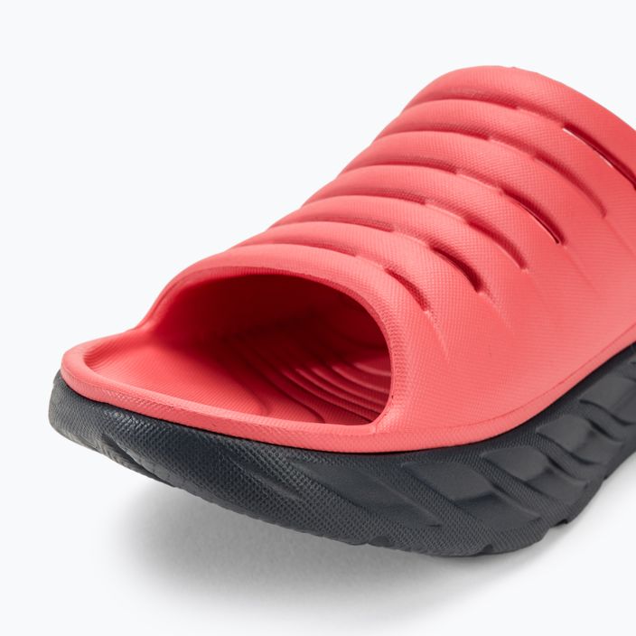 Papuci pentru femei HOKA Ora Recovery Slide 2 ebony/ember glow 7