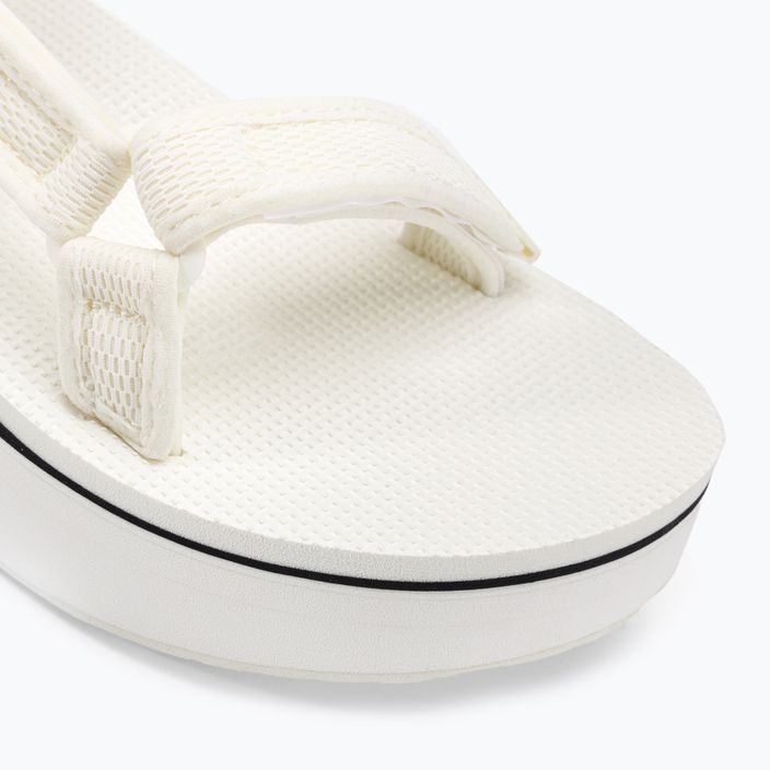 Sandale de drumeție pentru femei Teva Flatform Universal Mesh Print alb strălucitor 7