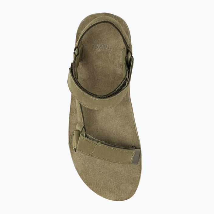 Sandale de drumeție Teva Original Universal Leather burnt olive pentru bărbați 6