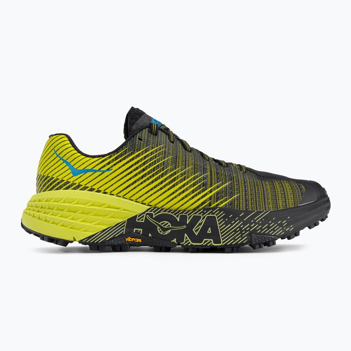 Pantofi de alergare pentru femei HOKA Evo Speedgoat negru/galben 1111430-CIB 2