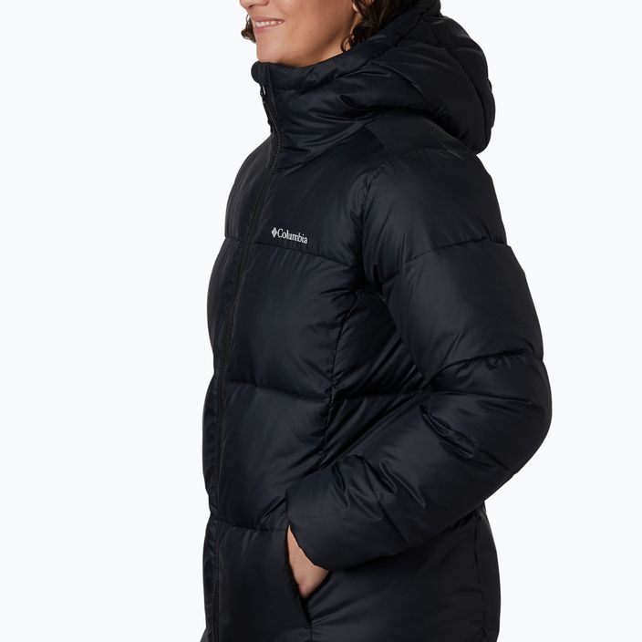 Columbia Puffect Mid Hooded jachetă de femei cu glugă în jos negru 1864791 5
