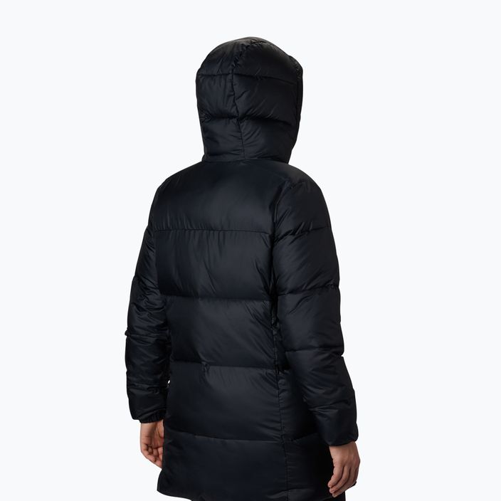 Columbia Puffect Mid Hooded jachetă de femei cu glugă în jos negru 1864791 6