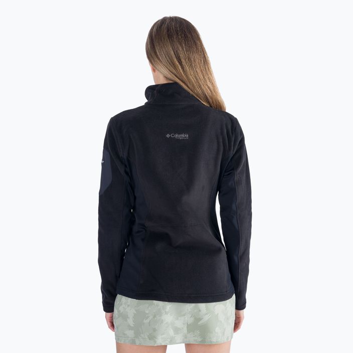 Columbia pentru femei Titan Pass 2.0 II fleece sweatshirt negru 1866451 3