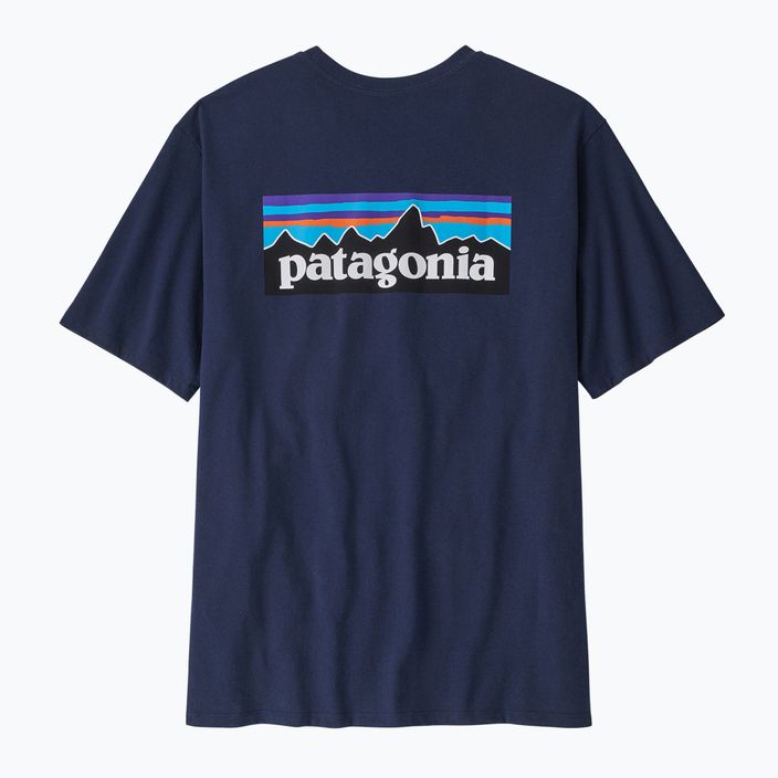 Tricou de trekking pentru bărbați Patagonia P-6 Logo Responsibili-Tee classic navy 6