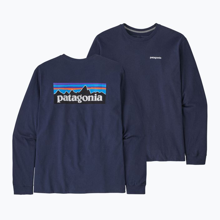 Longsleeve de trekking pentru bărbați Patagonia P-6 Logo Responsibili classic navy 3