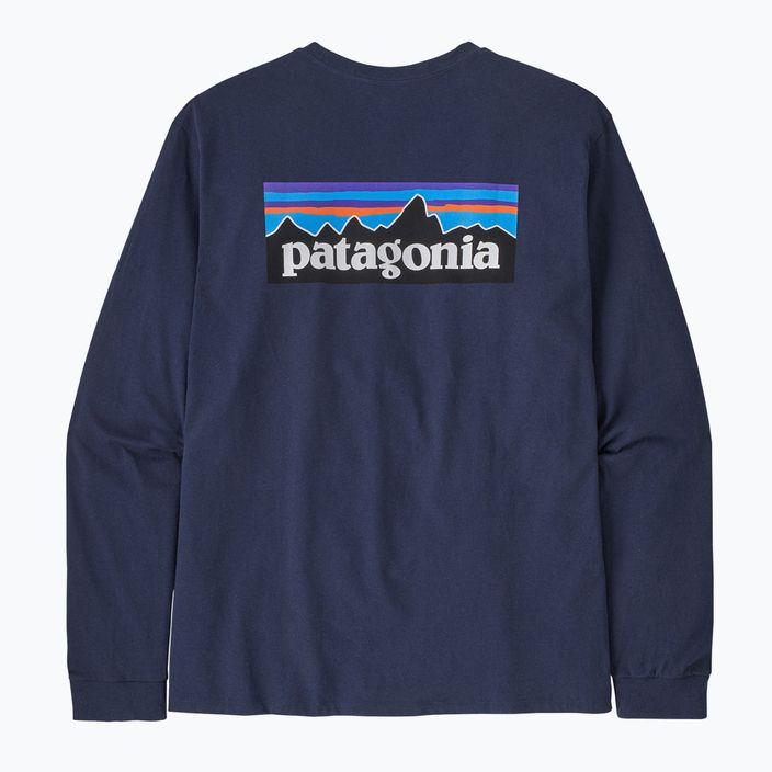 Longsleeve de trekking pentru bărbați Patagonia P-6 Logo Responsibili classic navy 5