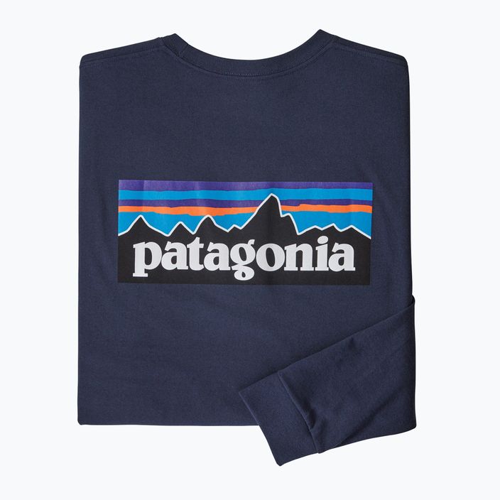 Longsleeve de trekking pentru bărbați Patagonia P-6 Logo Responsibili classic navy 6