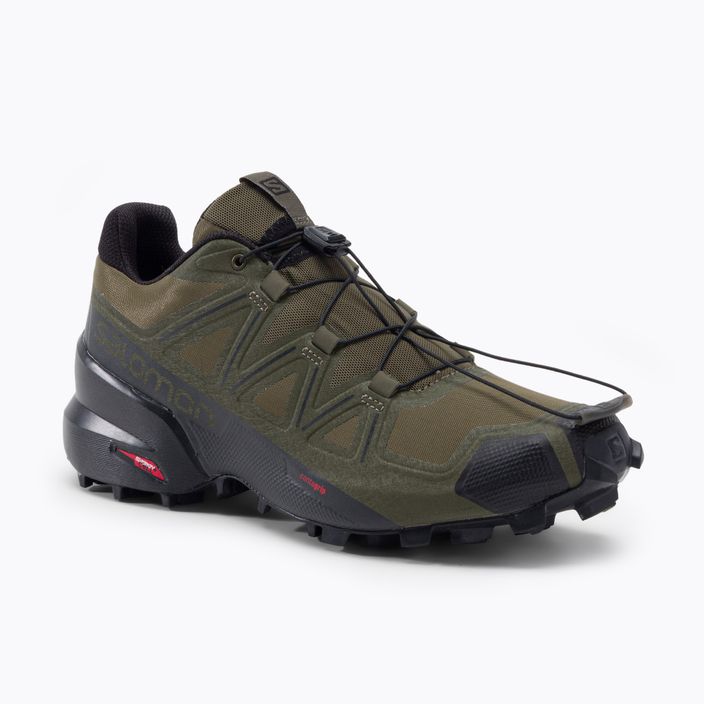 Pantofi de trail pentru bărbați Salomon Speedcross 5 Wide verde L40981300