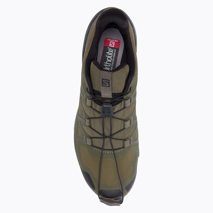 Pantofi de trail pentru bărbați Salomon Speedcross 5 Wide verde L40981300 6
