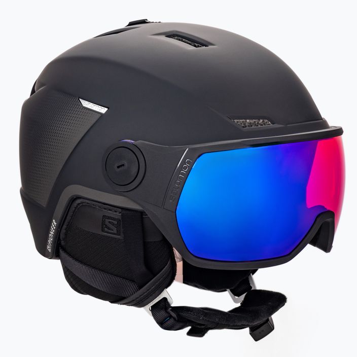 Cască de schi pentru bărbați Salomon Pioneer Lt Visor, negru, L41199900