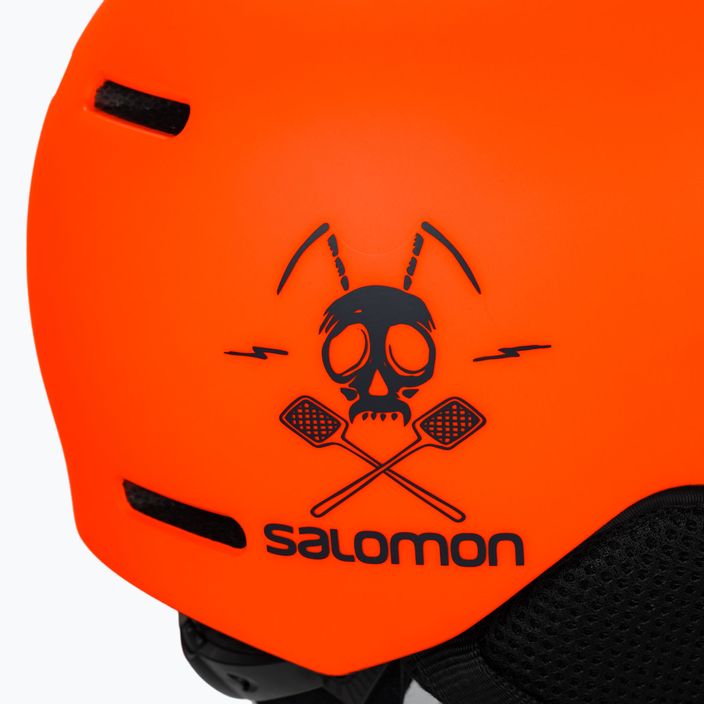 Cască de schi pentru copii Salomon Grom Visor, portocaliu, L40836900 7
