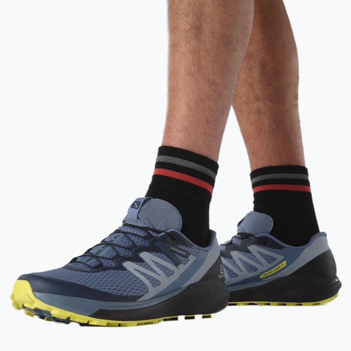 Pantofi de alergare pentru bărbați Salomon Sense Ride 4 albastru L41210400 3