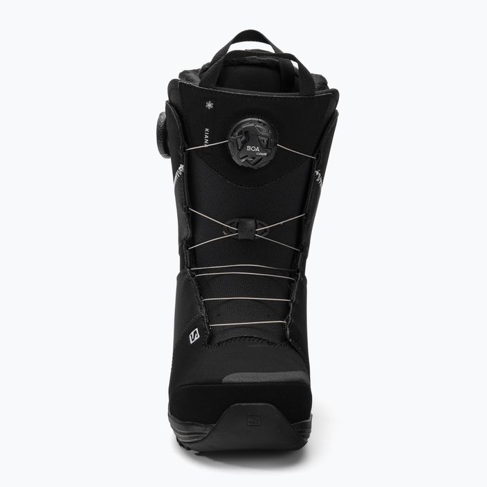 Cizme de snowboard pentru femei Salomon Kiana Dual Boa negru L41429100 3