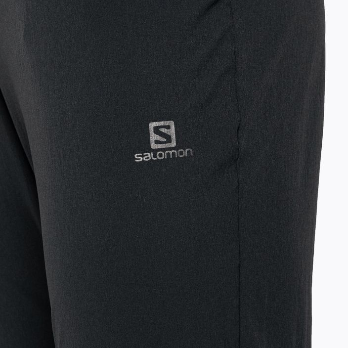 Pantaloni de trekking pentru femei Salomon Wayfarer Zip Off negru LC1701900 4