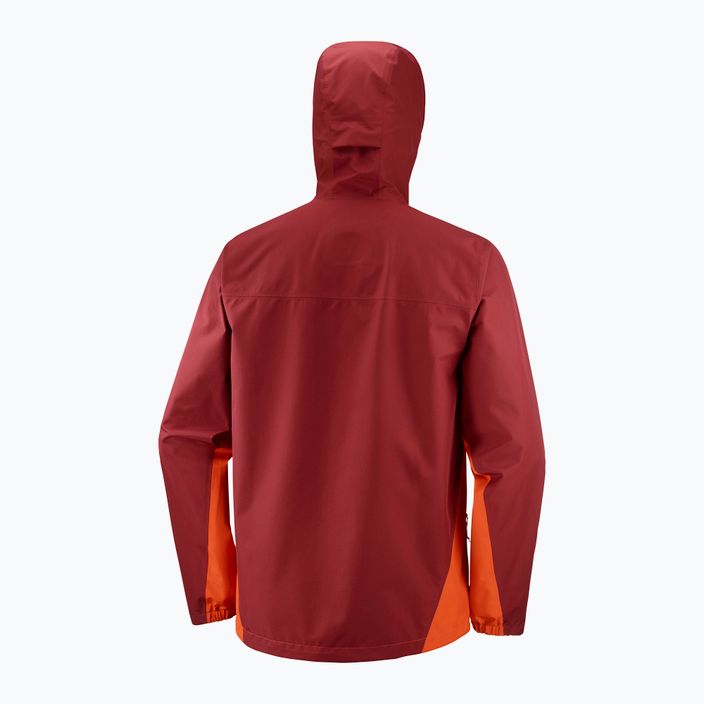 Salomon Outline GTX 2.5L jachetă de ploaie pentru bărbați roșu LC1703000 5