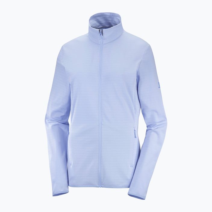 Salomon Outrack Full Zip Full Zip Mid fleece bluză de femei albastru LC1710100
