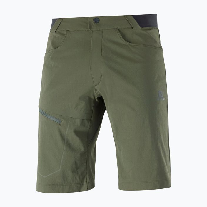 Pantaloni scurți de trekking Salomon Wayfarer verde pentru bărbați LC1762000