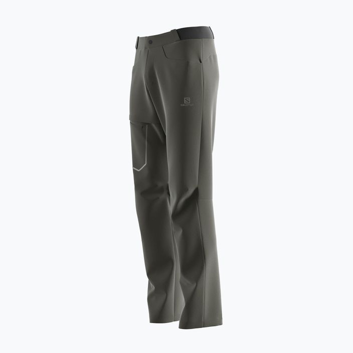 Pantaloni de trekking pentru bărbați Salomon Wayfarer verde LC1739200 4