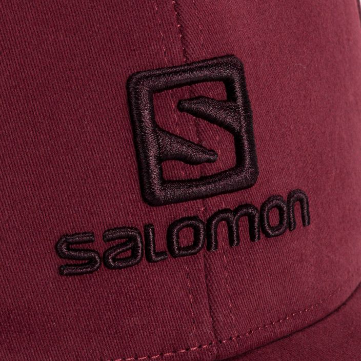 Salomon Logo baseball șapcă roșu LC1682400 5