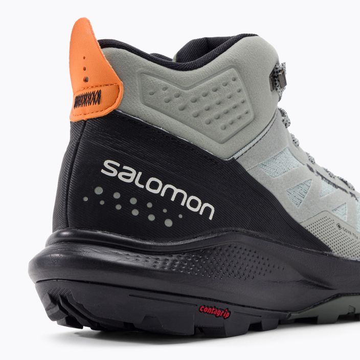 Pantofi de trekking pentru bărbați Salomon Outpulse Mid Gore-Tex verde-negru L41588900 7