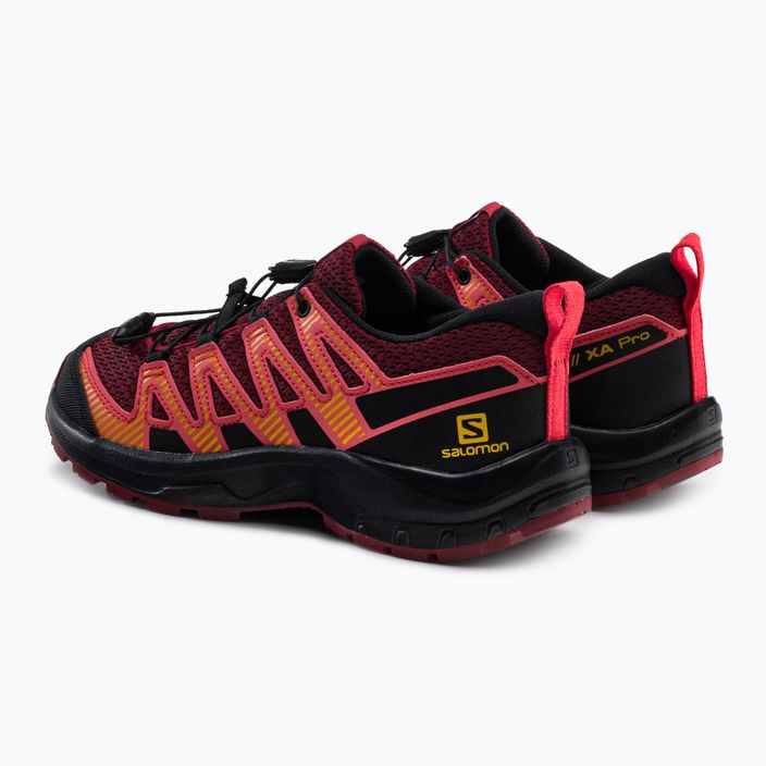 Pantofi de trekking pentru copii Salomon XA Pro V8 maro L41613800 3