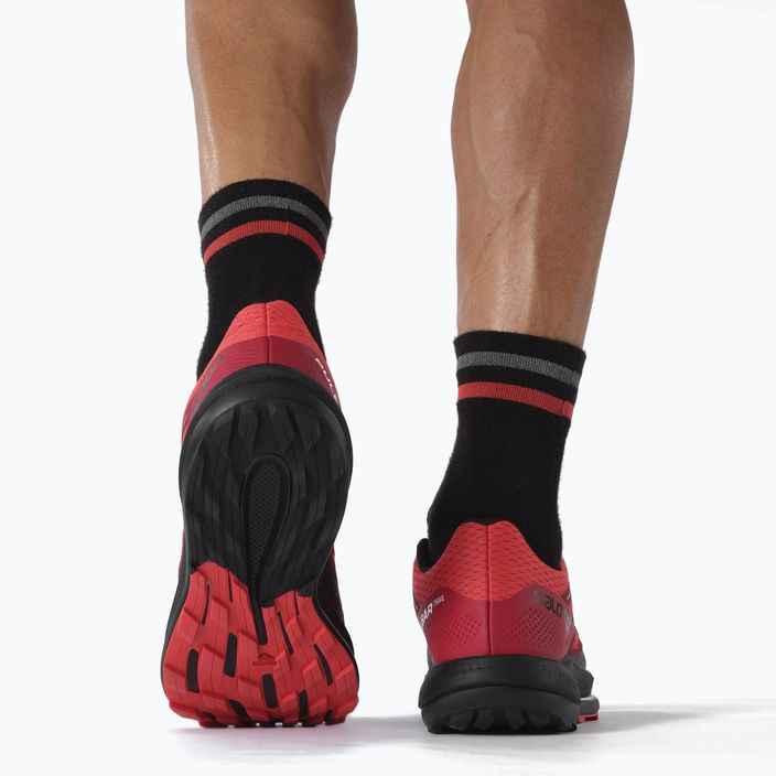 Pantofi de alergare Salomon Pulsar Trail pentru bărbați roșu L41602900 12