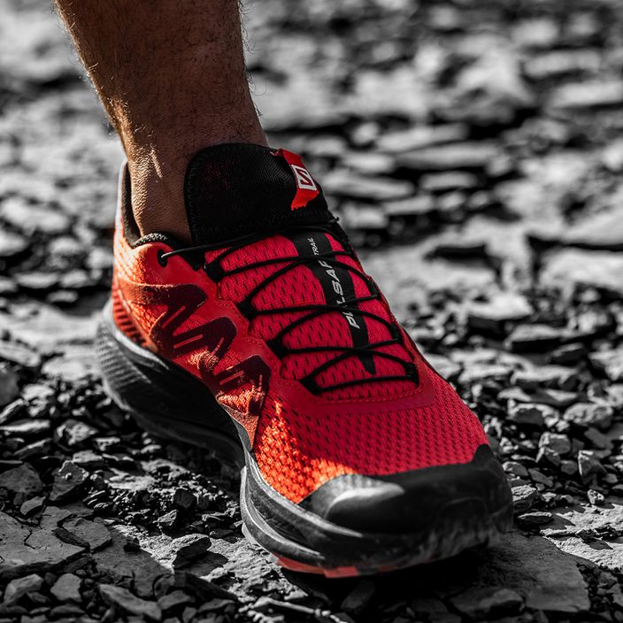 Pantofi de alergare Salomon Pulsar Trail pentru bărbați roșu L41602900 14