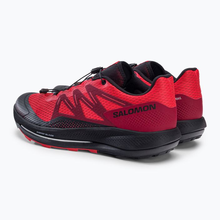 Pantofi de alergare Salomon Pulsar Trail pentru bărbați roșu L41602900 3