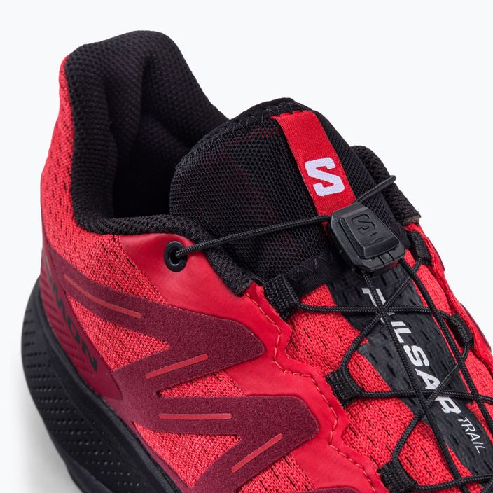 Pantofi de alergare Salomon Pulsar Trail pentru bărbați roșu L41602900 9