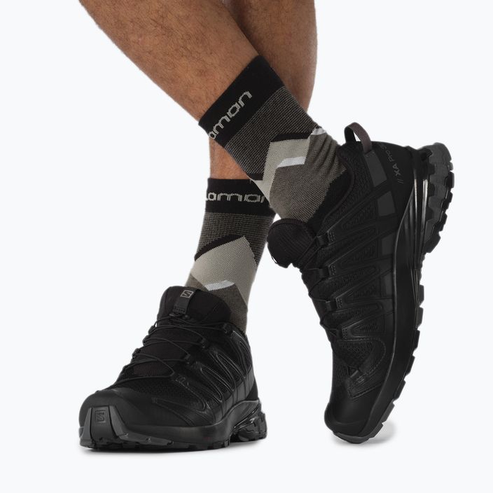 Pantofi de alergare Salomon XA Pro 3D V8 pentru bărbați negru L41689100 16