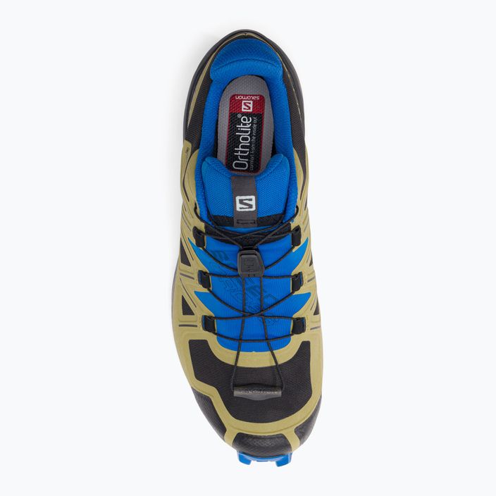 Pantofi de trail Salomon Speedcross 5 GTX verde-albastru pentru bărbați L41612400 6