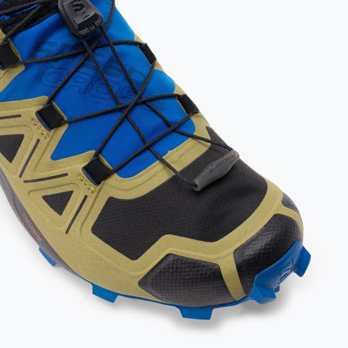 Pantofi de trail Salomon Speedcross 5 GTX verde-albastru pentru bărbați L41612400 8