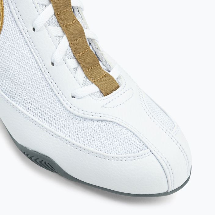 Nike Machomai alb și auriu pantofi de box 321819-170 7