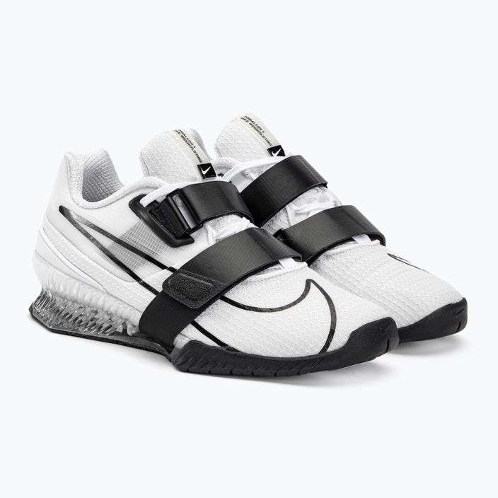 Nike Romaleos 4 alb/negru haltere pantofi de haltere 4