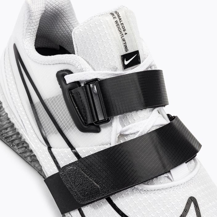 Nike Romaleos 4 alb/negru haltere pantofi de haltere 8