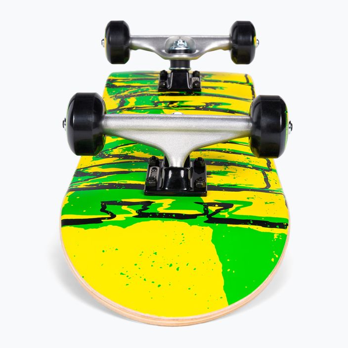 Creature Ripped Logo Micro Sk8 skateboard clasic verde și galben 122099 5