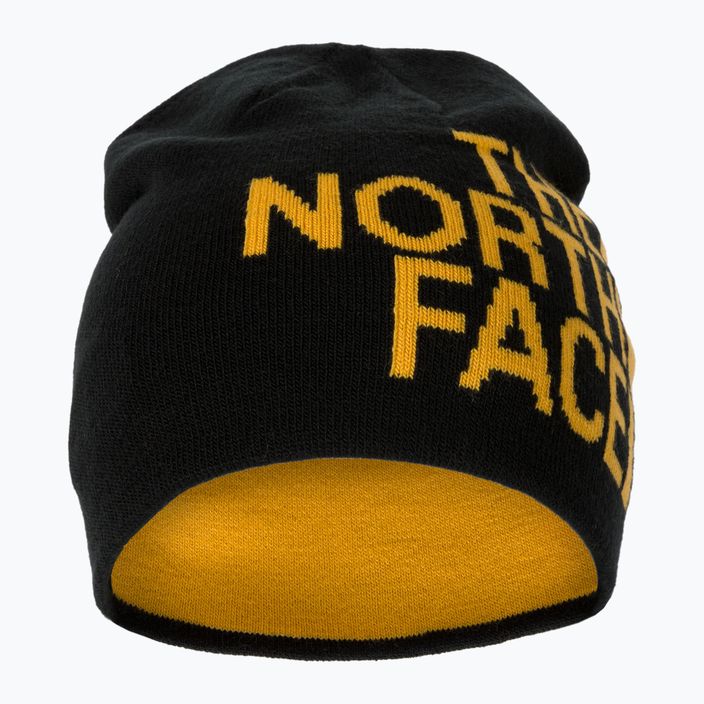 The North Face Reversibil Tnf Banner Reversibil șapcă de iarnă negru și galben NF00AKNDAGG1 2