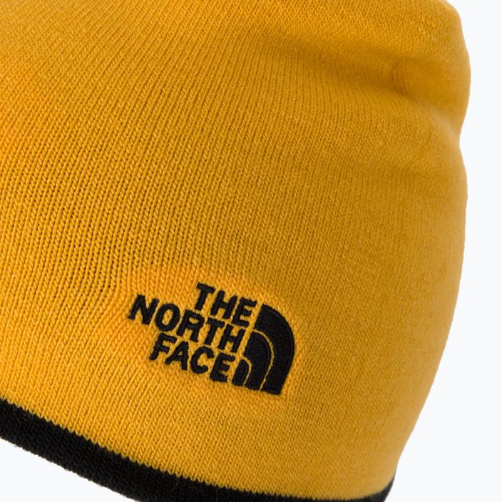 The North Face Reversibil Tnf Banner Reversibil șapcă de iarnă negru și galben NF00AKNDAGG1 6
