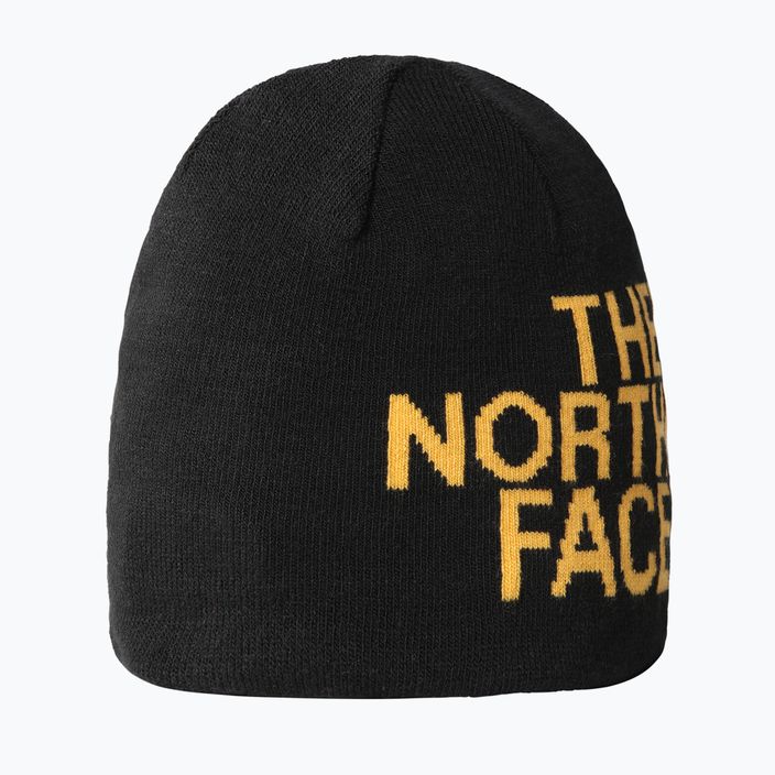 The North Face Reversibil Tnf Banner Reversibil șapcă de iarnă negru și galben NF00AKNDAGG1 7