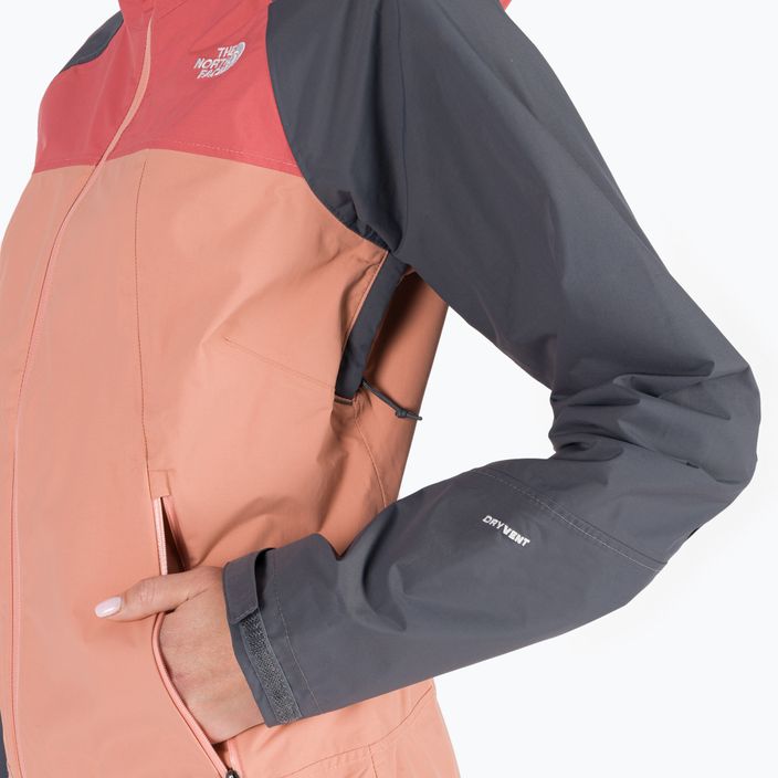 Jachetă de ploaie pentru femei The North Face Stratos roz NF00CMJ059K1 6