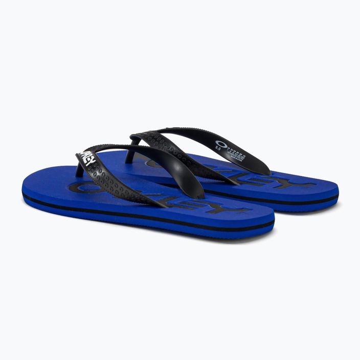 Papuci de baie Oakley College Flip Flop albastru pentru bărbați FOF10025562T 3