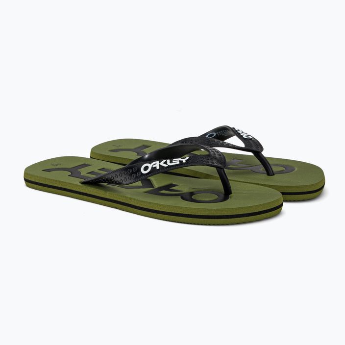 Papuci Oakley College Flip Flop pentru bărbați, verde FOF10025586L 4