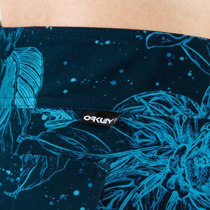 Pantaloni scurți de baie Oakley Ohana Floral pentru bărbați 20' albastru FOA403022 5