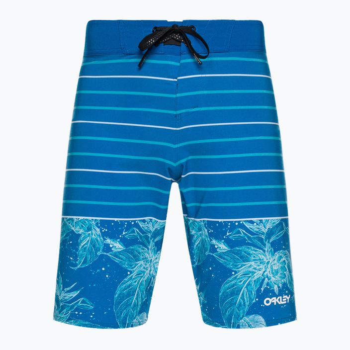 Pantaloni scurți de baie Oakley Retro Split 21 pentru bărbați, albastru FOA403024