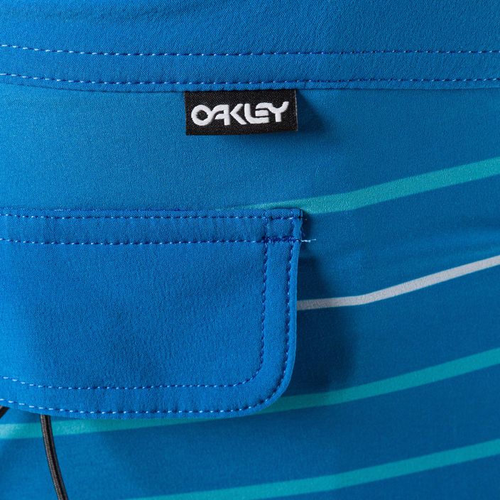 Pantaloni scurți de baie Oakley Retro Split 21 pentru bărbați, albastru FOA403024 4