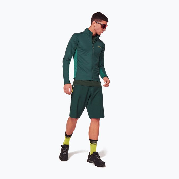 Tricou de ciclism pentru bărbați Oakley Elements Thermal verde FOA403117 2