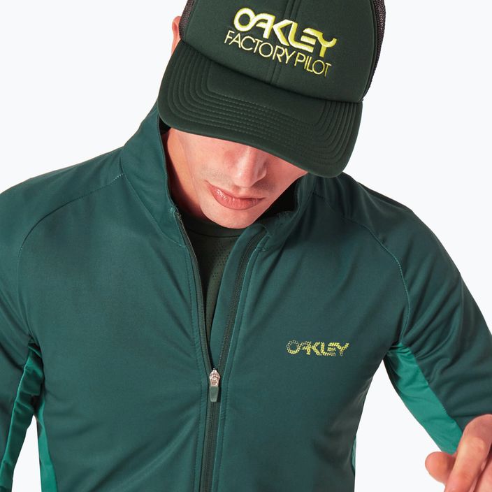 Tricou de ciclism pentru bărbați Oakley Elements Thermal verde FOA403117 5