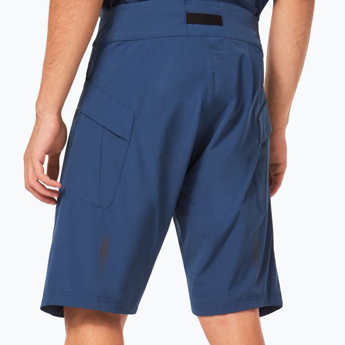 Pantaloni scurți de ciclism pentru bărbați Oakley Drop In MTB albastru FOA403124 4