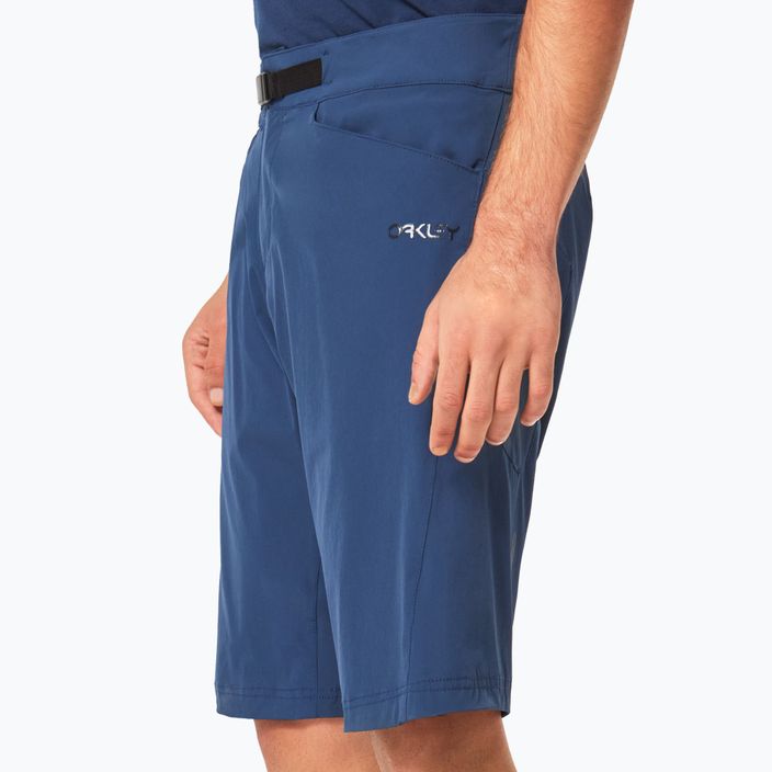 Pantaloni scurți de ciclism pentru bărbați Oakley Drop In MTB albastru FOA403124 5