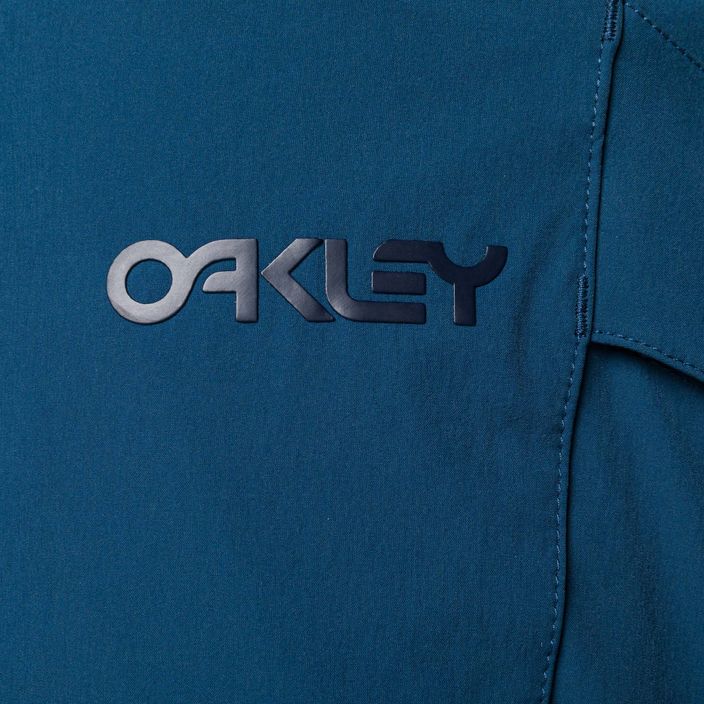 Pantaloni scurți de ciclism pentru bărbați Oakley Drop In MTB albastru FOA403124 12